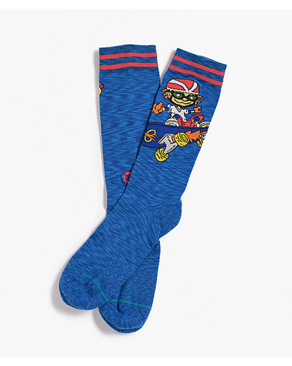 Stance Reggie and Otto Crew Socks Royal - alternate