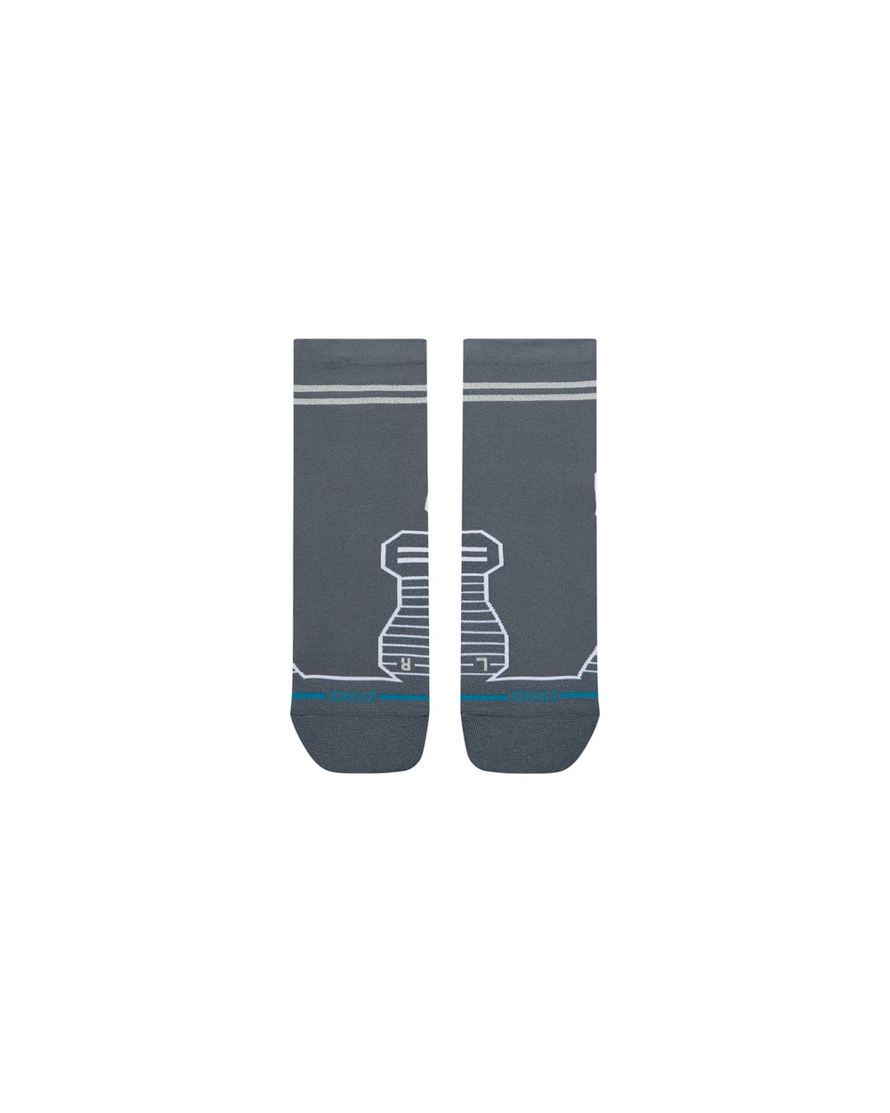 Stance Run Reflector Light Quarter Socks