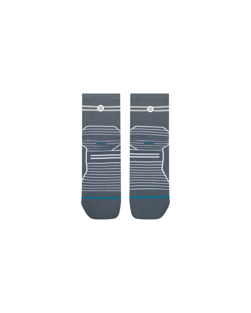 Stance Run Reflector Light Quarter Socks