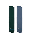 Stance Solid Mid Poly Snow OTC Socks 2 Pack
