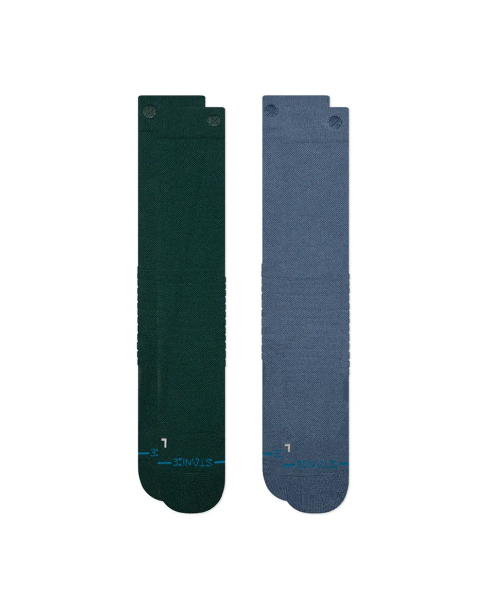 Stance Solid Mid Poly Snow OTC Socks 2 Pack