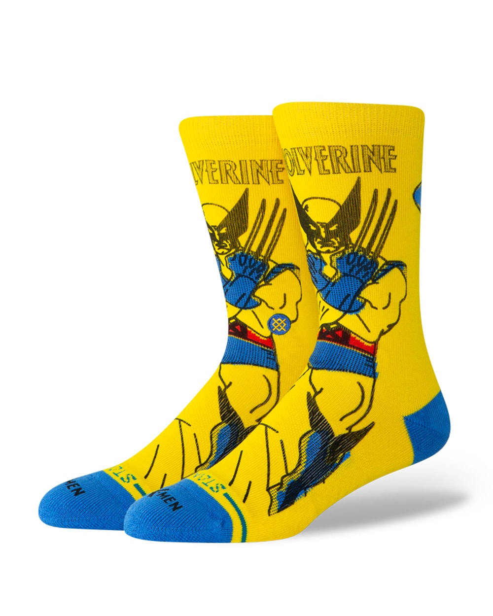 Stance Wolverine Crew Socks - Yellow, front