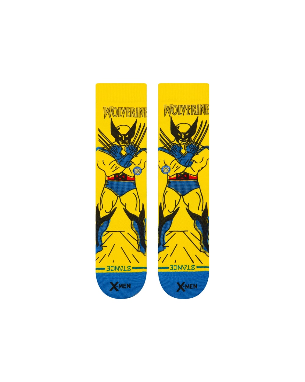 Stance Wolverine Crew Socks - Yellow, back