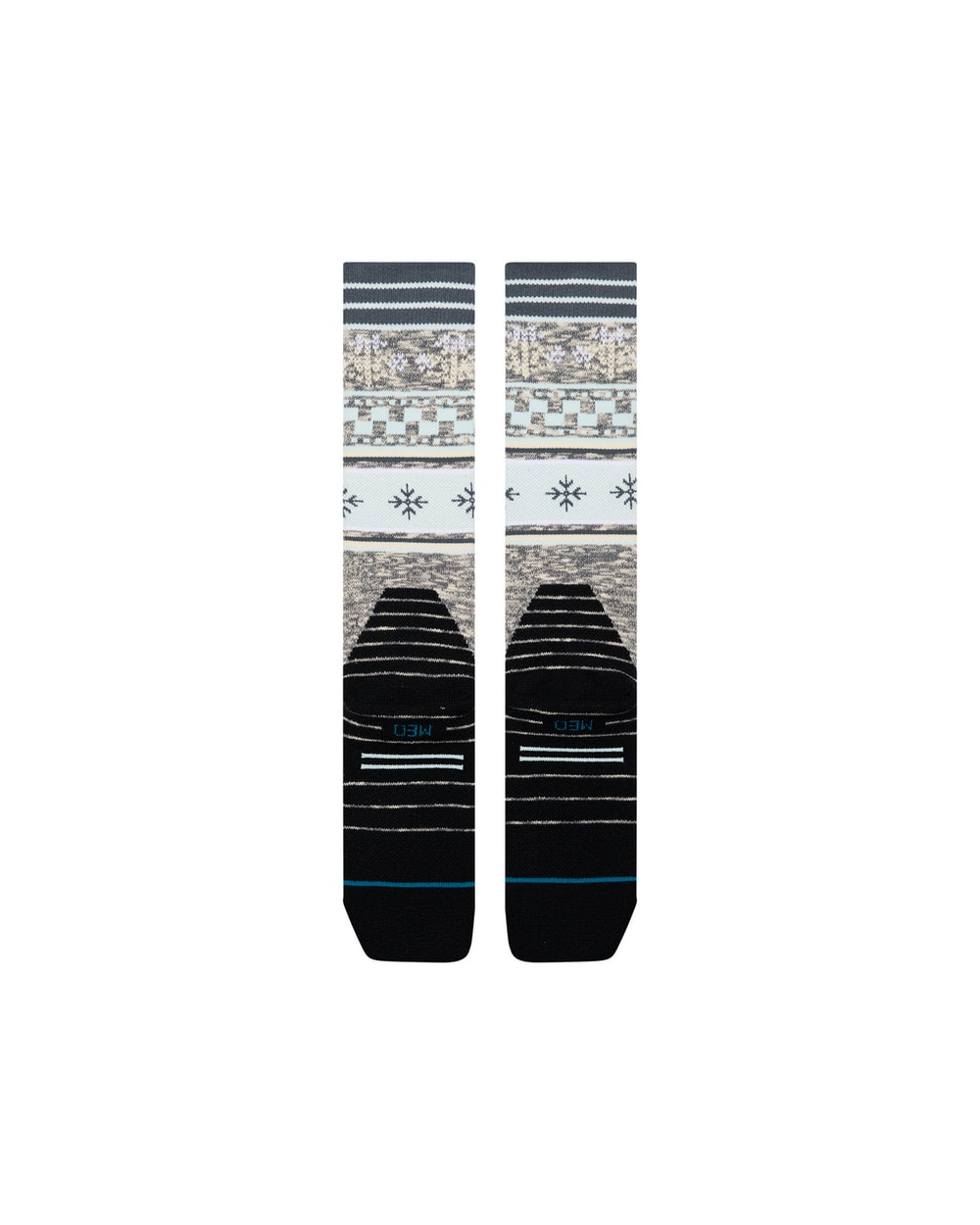 Stance Women's Flake Mid Poly Snow OTC Socks - Ice Blue detail 2