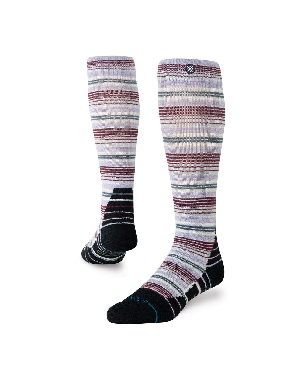 Stance Women's Serape Mid Wool Snow OTC Socks - Lilac