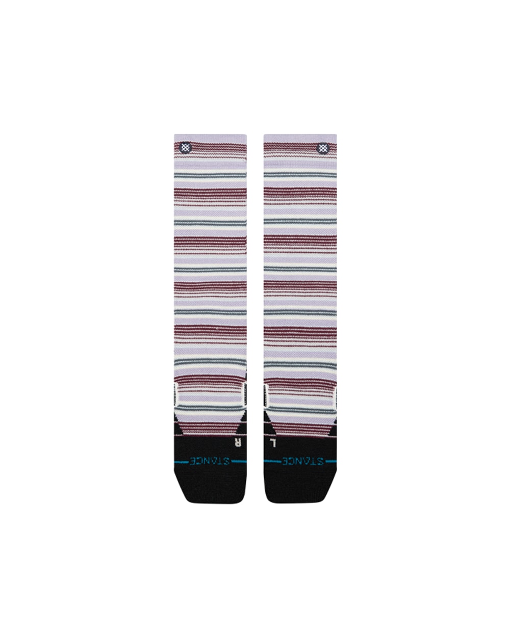 Stance Women's Serape Mid Wool Snow OTC Socks - Lilac detail