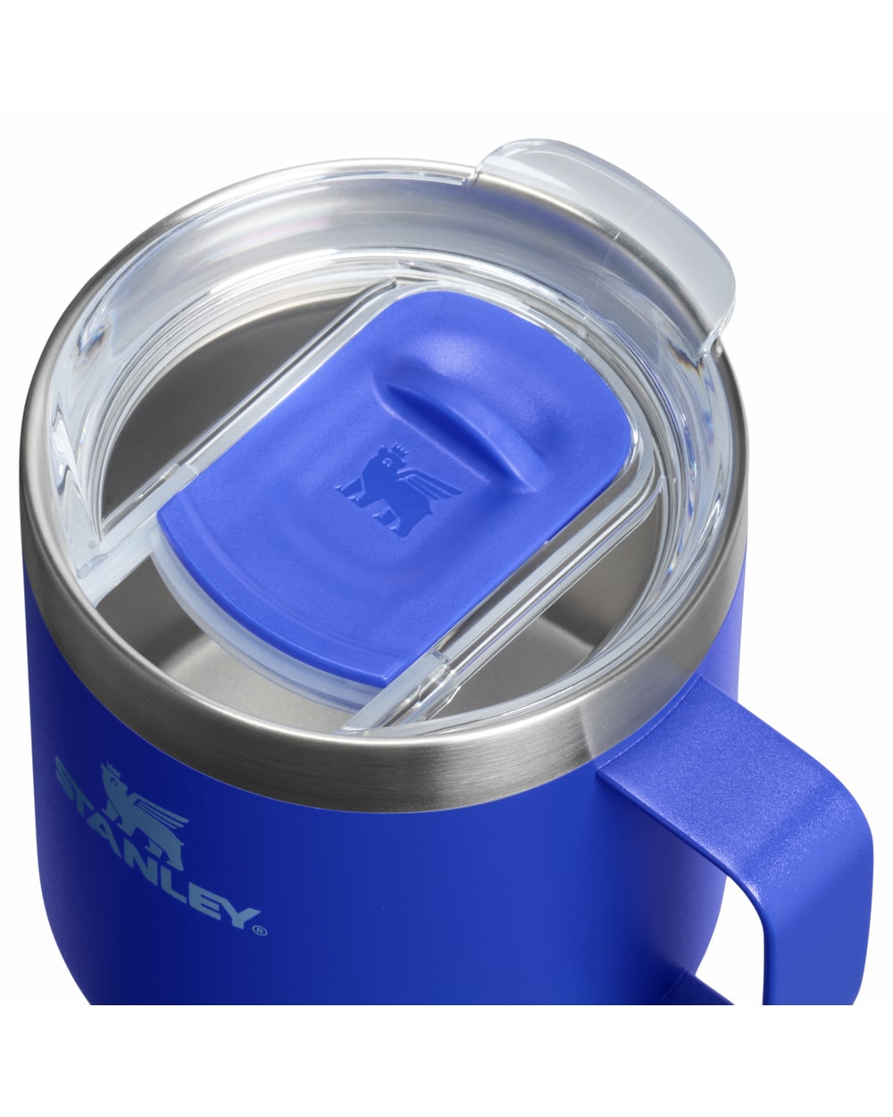 Stanley The Everyday Camp Mug 12oz - COBALT - lid detail