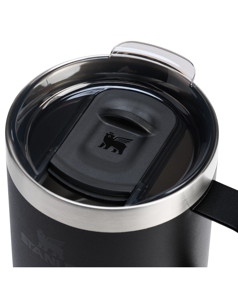 Stanley The Everyday Camp Mug 12oz - BLACK 2.0 - lid detail