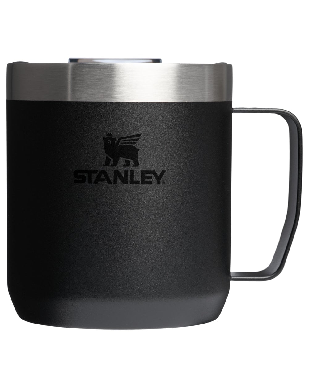 Stanley The Everyday Camp Mug 12oz - BLACK 2.0 - front angle