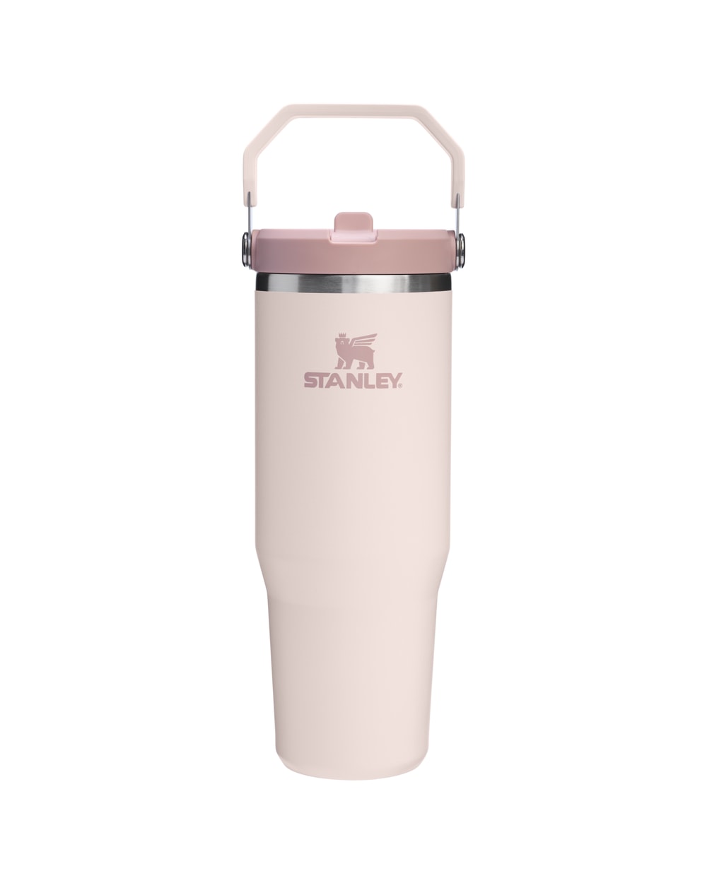 Stanley The Iceflow Flip Straw Tumbler 30oz - Rose Quartz, front view
