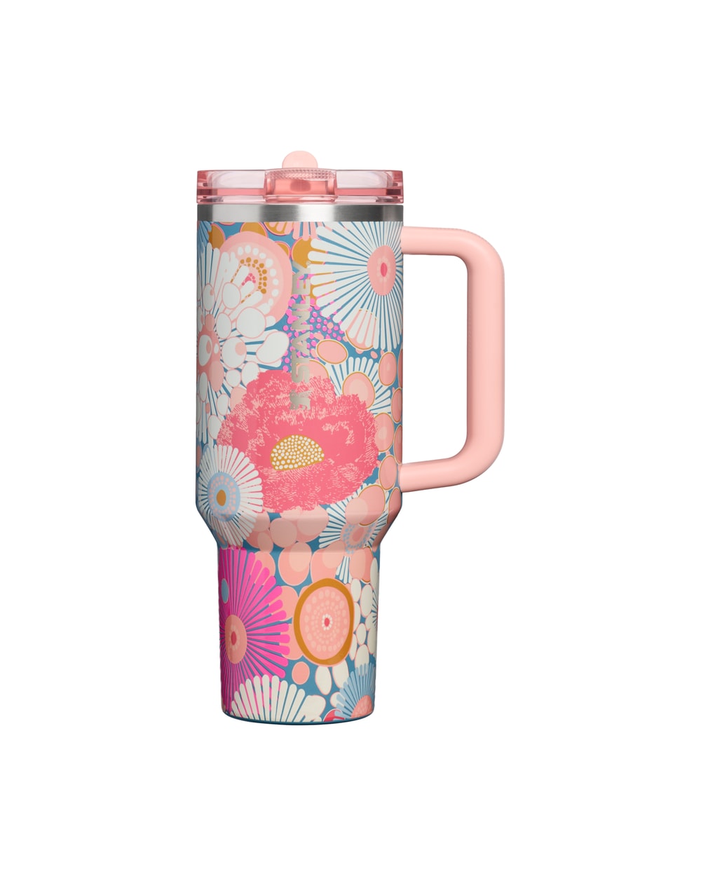 Stanley Quencher ProTour Flip Straw Tumbler 40oz Sorbet Wildflower front