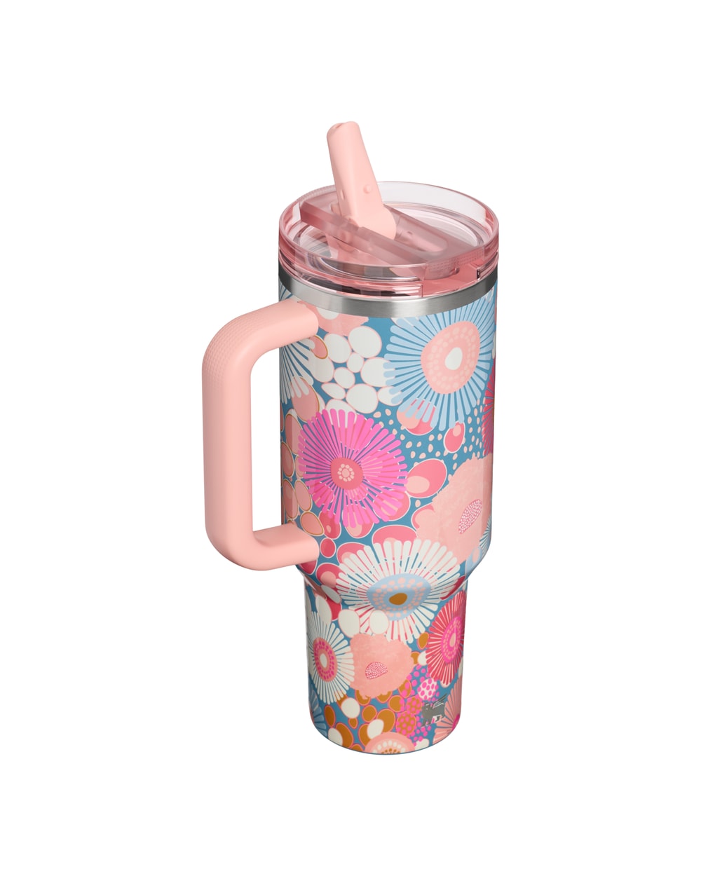 Stanley Quencher ProTour Flip Straw Tumbler 40oz Sorbet Wildflower back