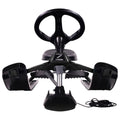 Stiga Snowracer Iconic - BLACK/GREY, front view