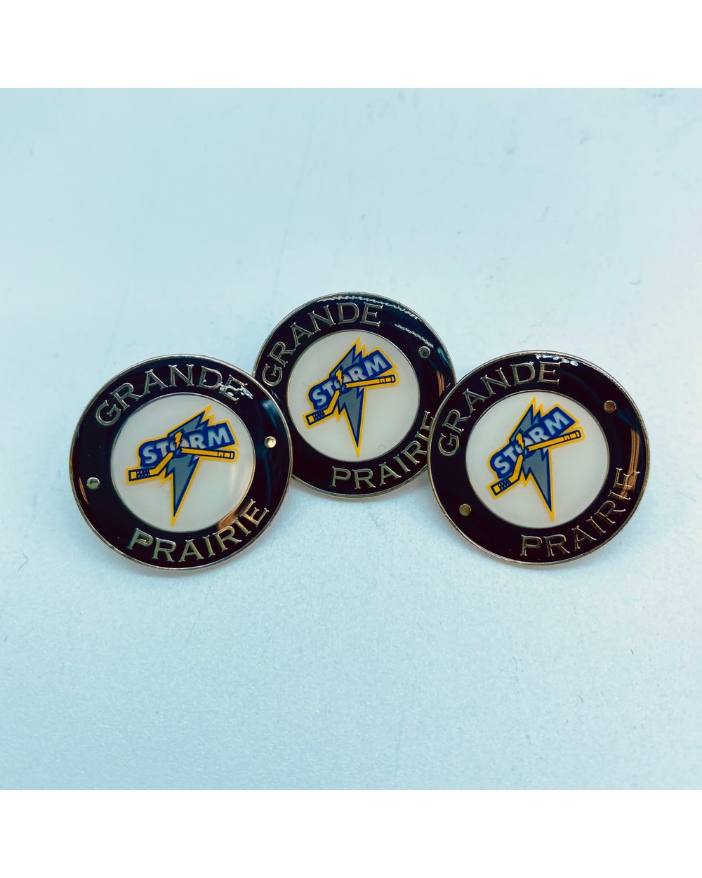 Storm Lapel Circle Logo Pin