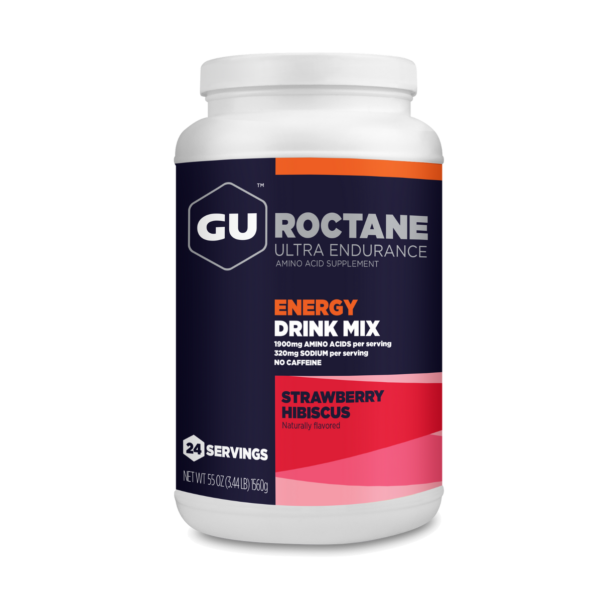 GU Roctane Energy Drink Mix - Strawberry Hibiscus
