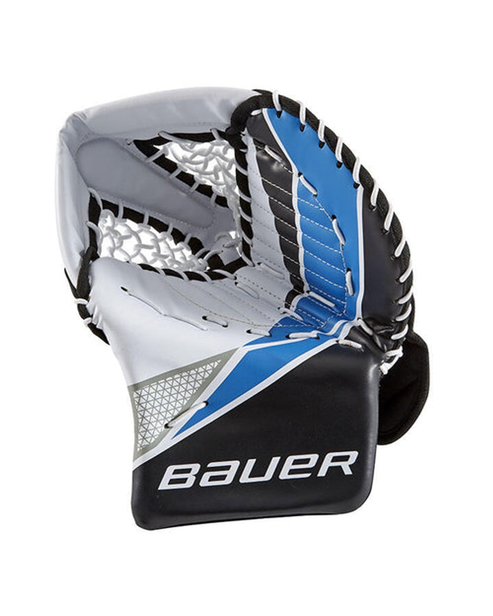 Street Hockey Junior Goalie Catch Glove- White/Black