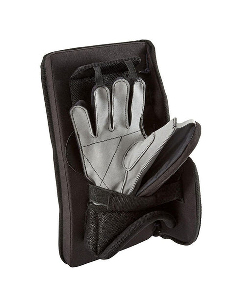 Street Hockey Senior Goalie Blocker- White/Black