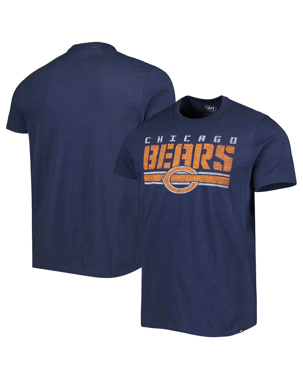 '47 Brand Stripe Thru Short Sleeve T-Shirt