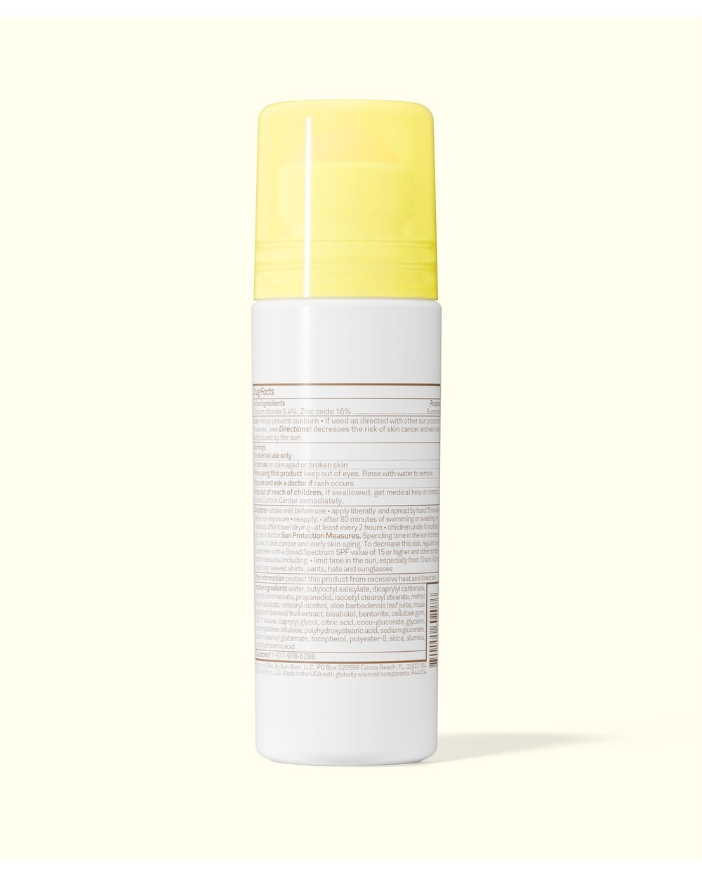 Sun Bum Baby Bum Mineral SPF 50 Roll-On Sunscreen, back