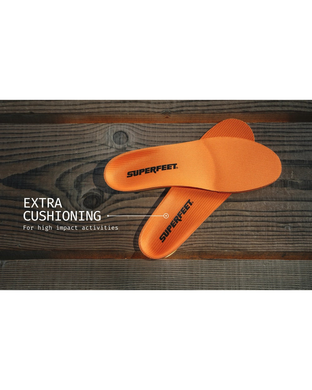 Superfeet All-Purpose High Impact Support insole - side view