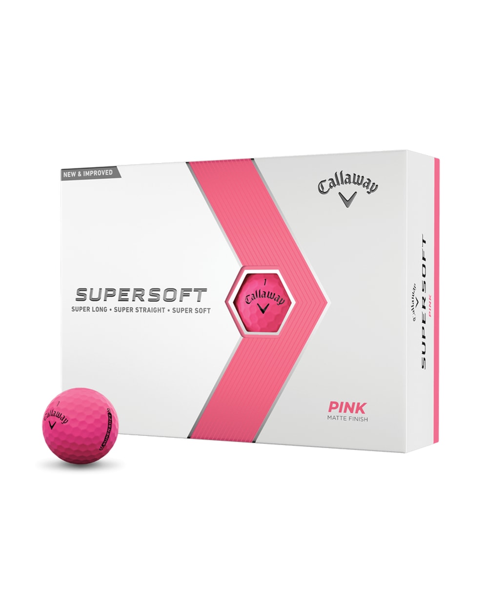 2023 Supersoft Matte Golf Balls - 1 Dozen