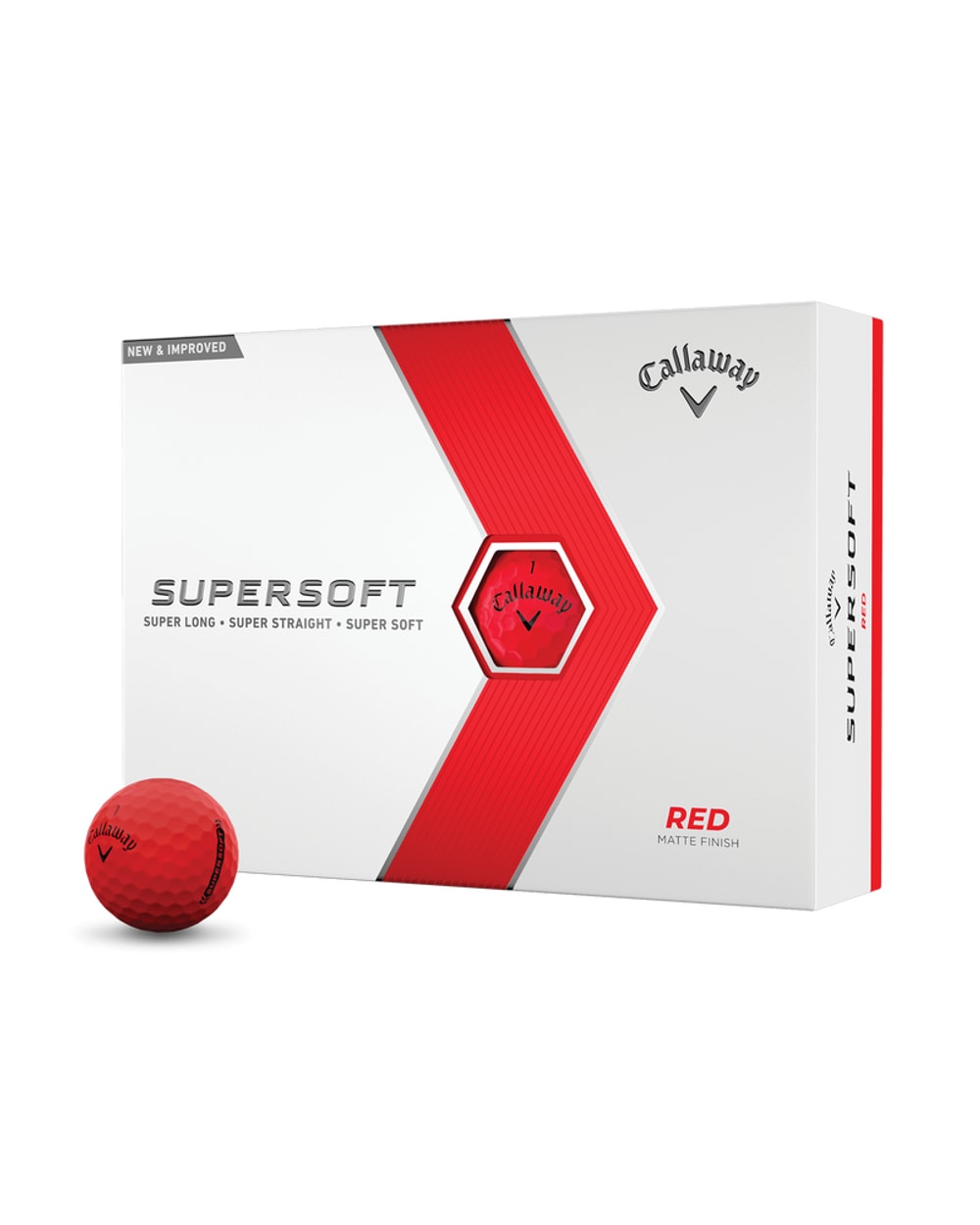 2023 Supersoft Matte Golf Balls - 1 Dozen