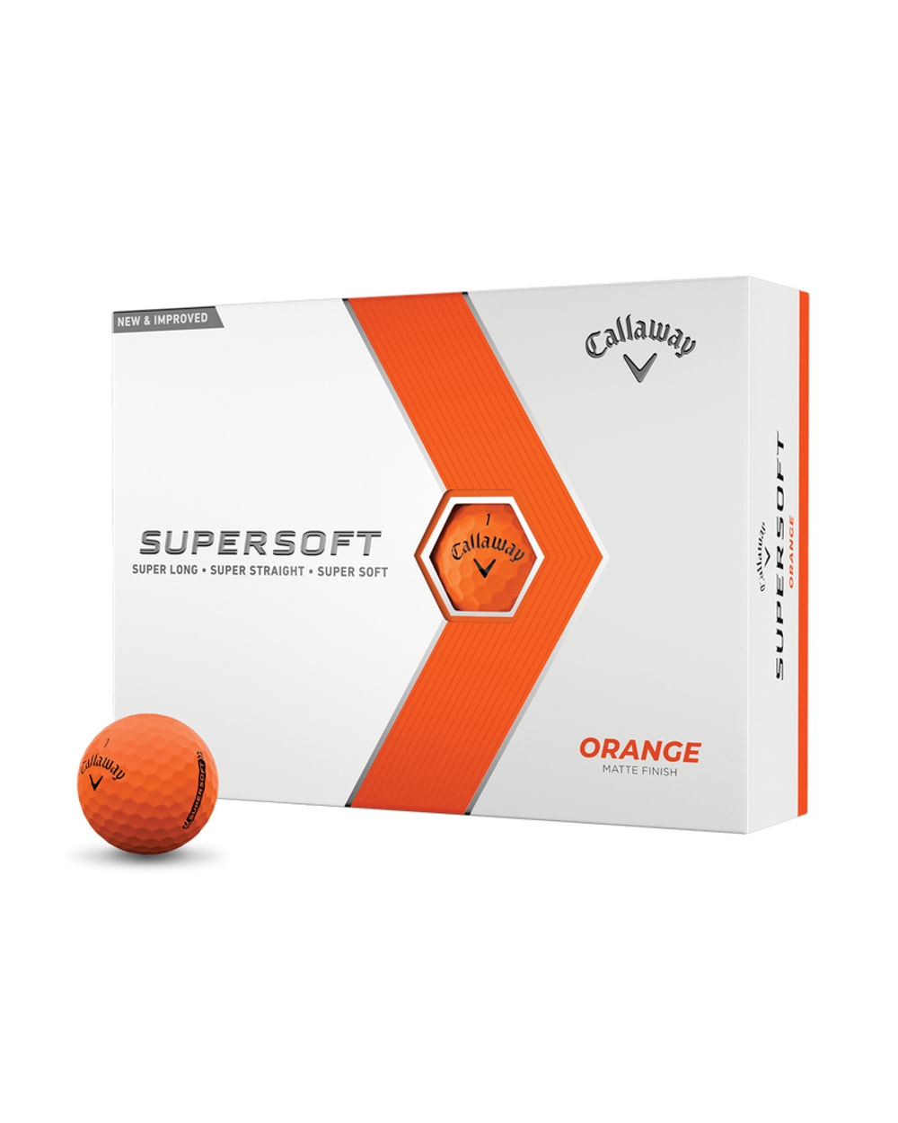 2023 Supersoft Matte Golf Balls - 1 Dozen