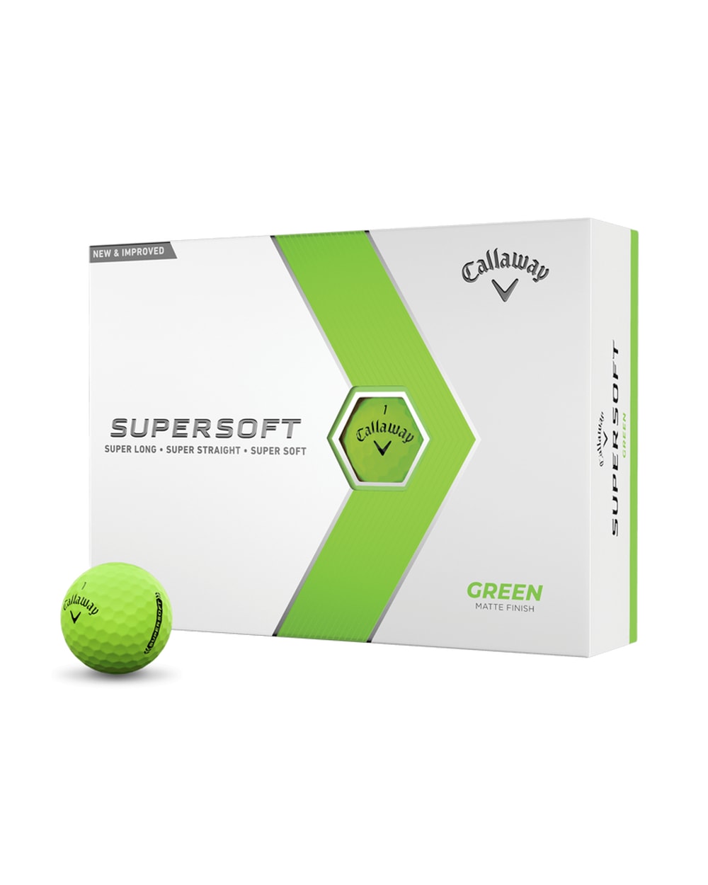 2023 Supersoft Matte Golf Balls - 1 Dozen
