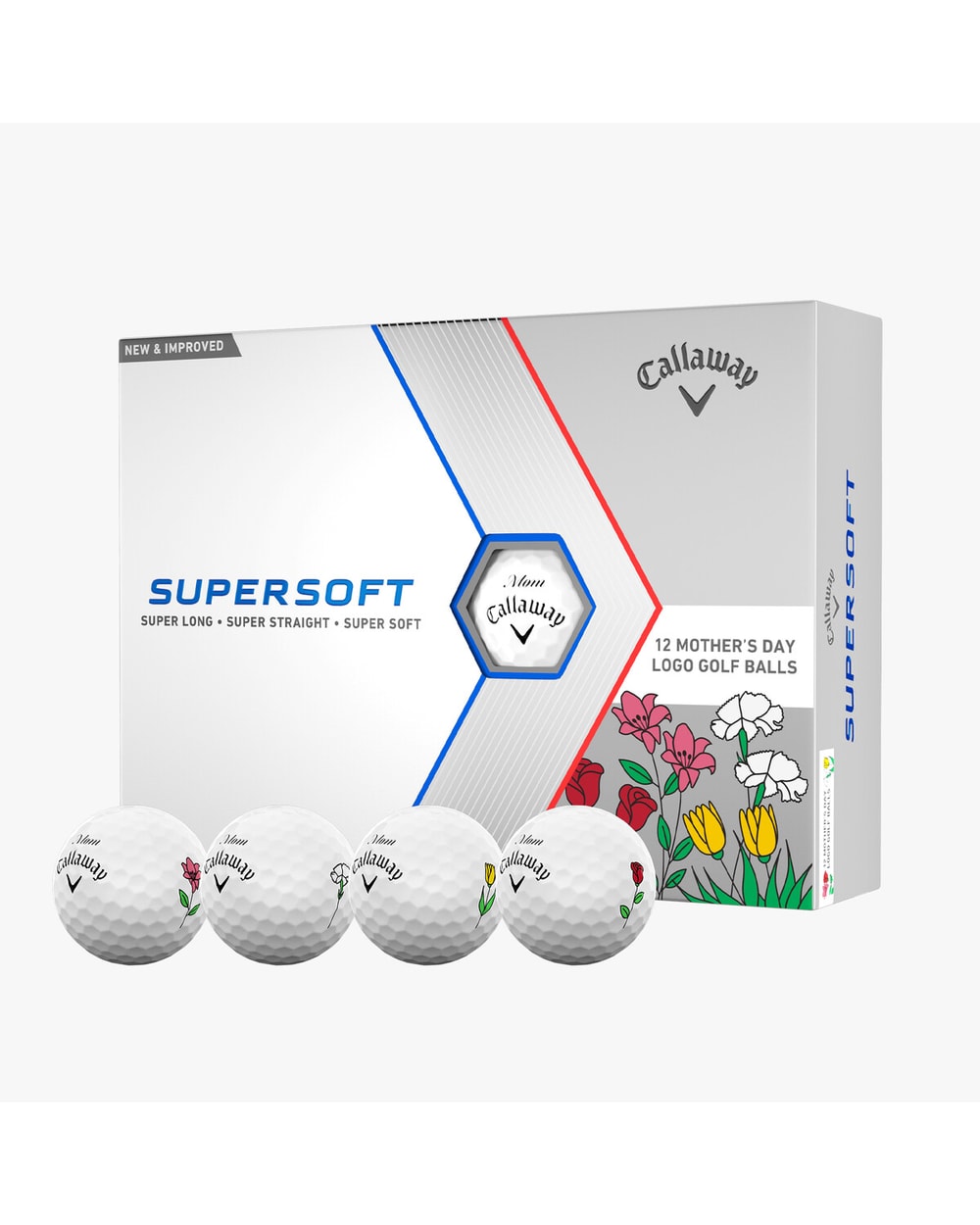 Supersoft Mother’s Day Bouquet Golf Balls - 1 Dozen