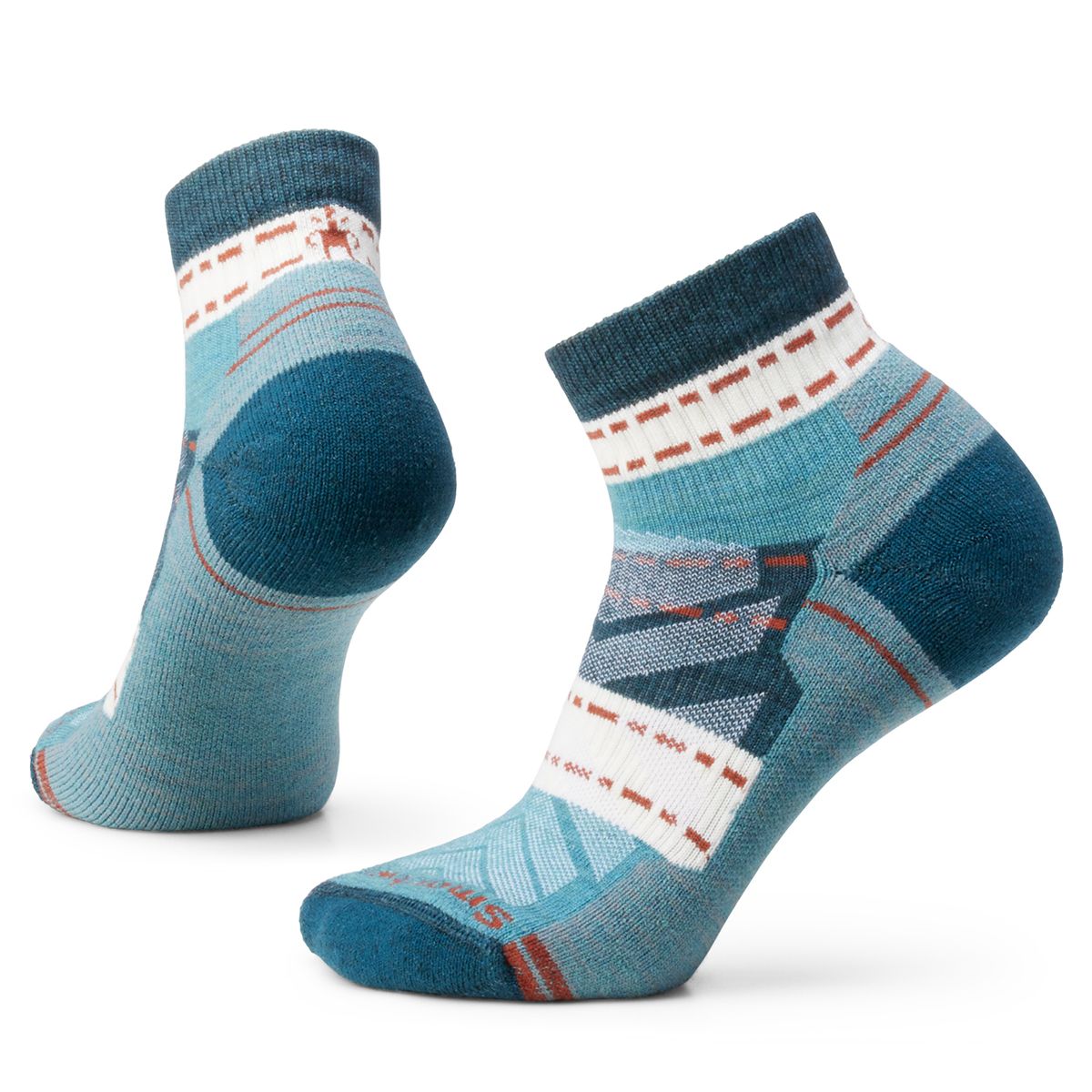 Women's Hike Light Cushion Zig Zag Valley Mid Crew Socks