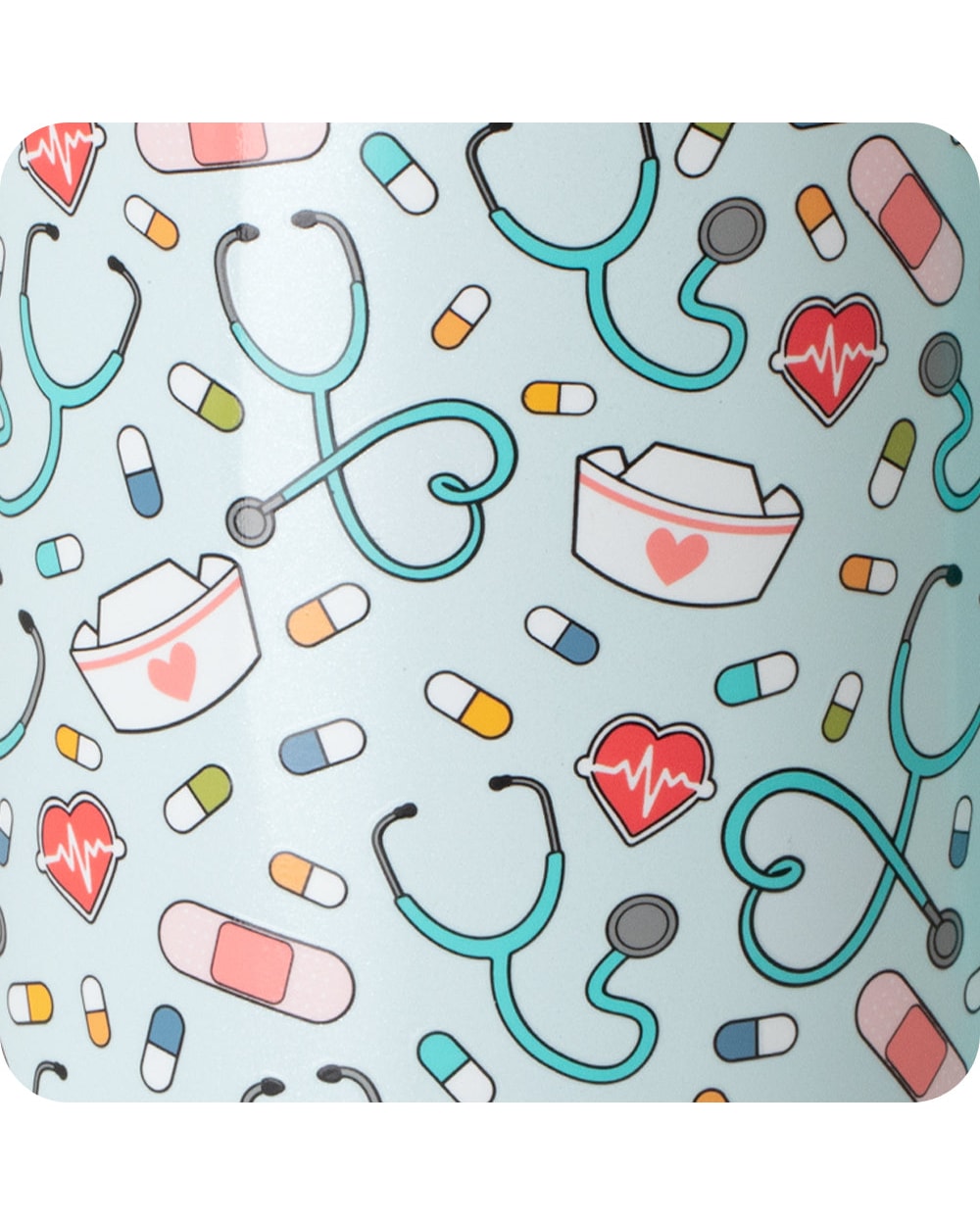 Swig 30oz Mega Mug - SCRUB LIFE, print detail