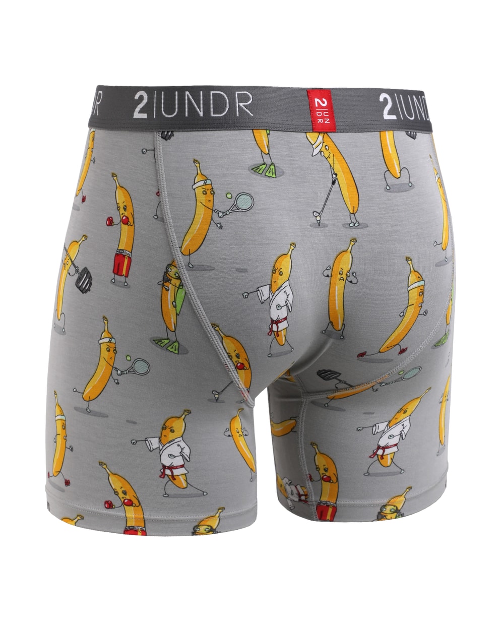 Swing Shift Boxer Brief- Banathlete Grey