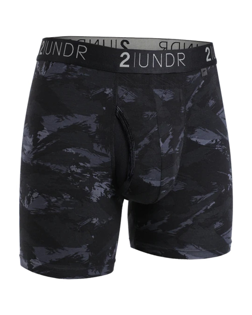 2UNDR Swing Shift Boxer Brief - Black Storm
