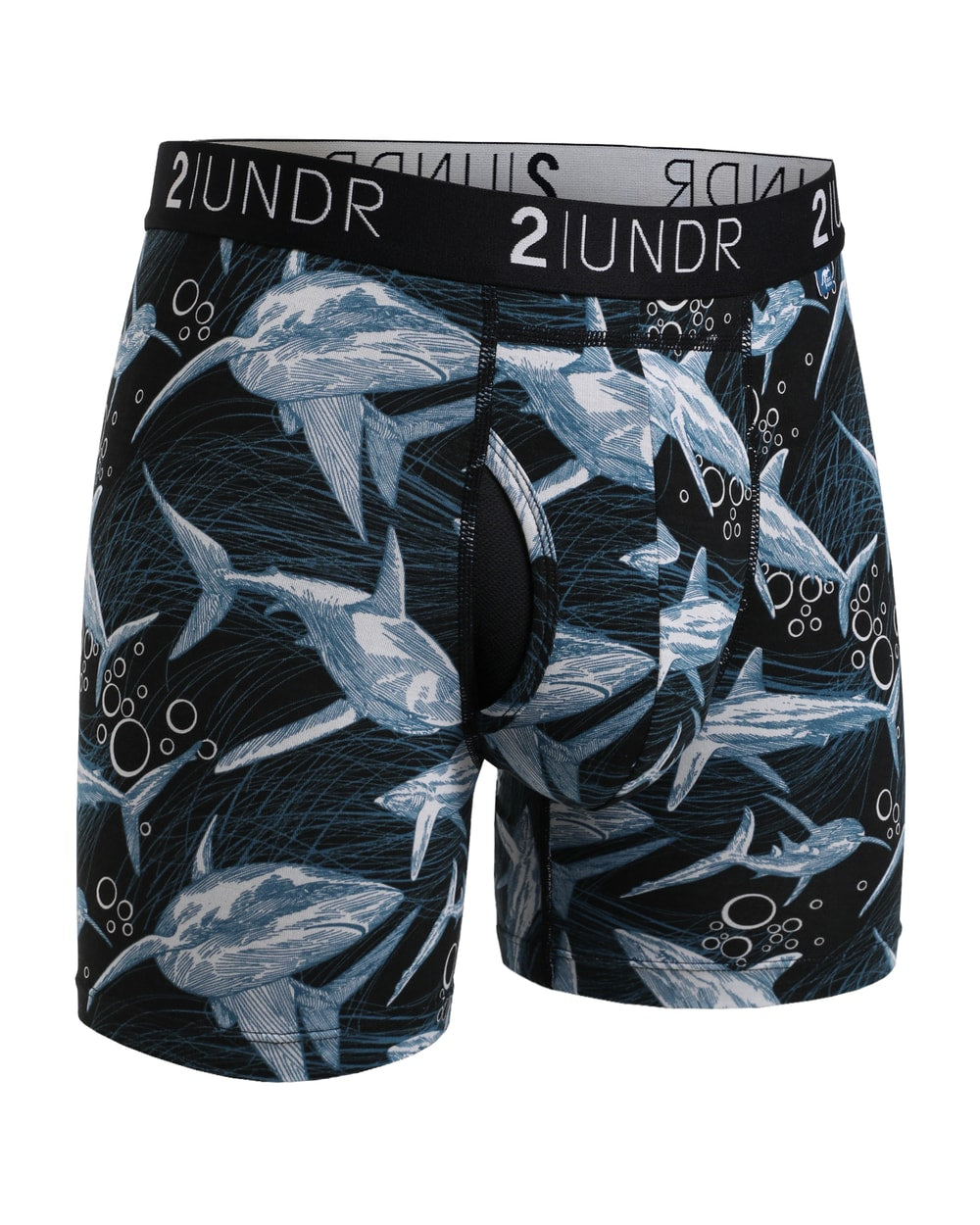 2UNDR Swing Shift Boxer Brief- Great White