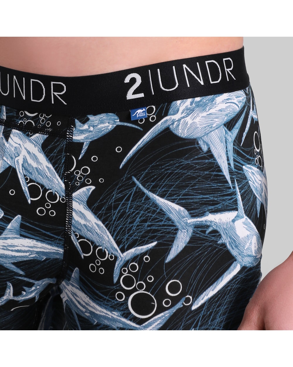 2UNDR Swing Shift Boxer Brief- Great White