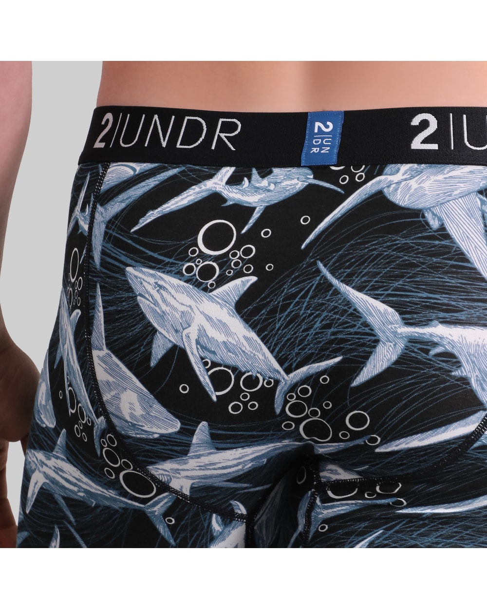 2UNDR Swing Shift Boxer Brief- Great White