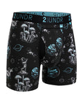 Swing Shift Boxer Brief - Space Golf Black