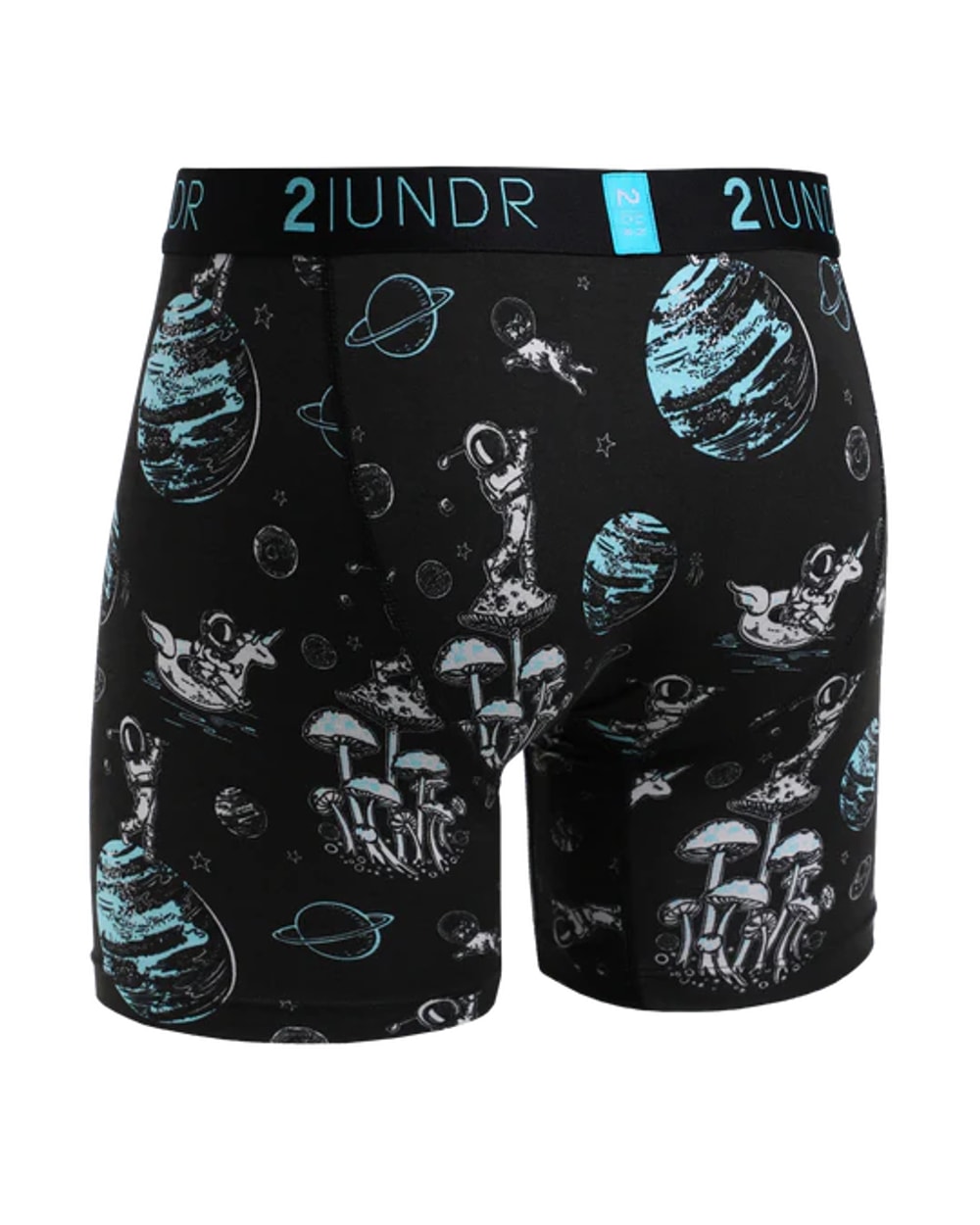 Swing Shift Boxer Brief - Space Golf Black