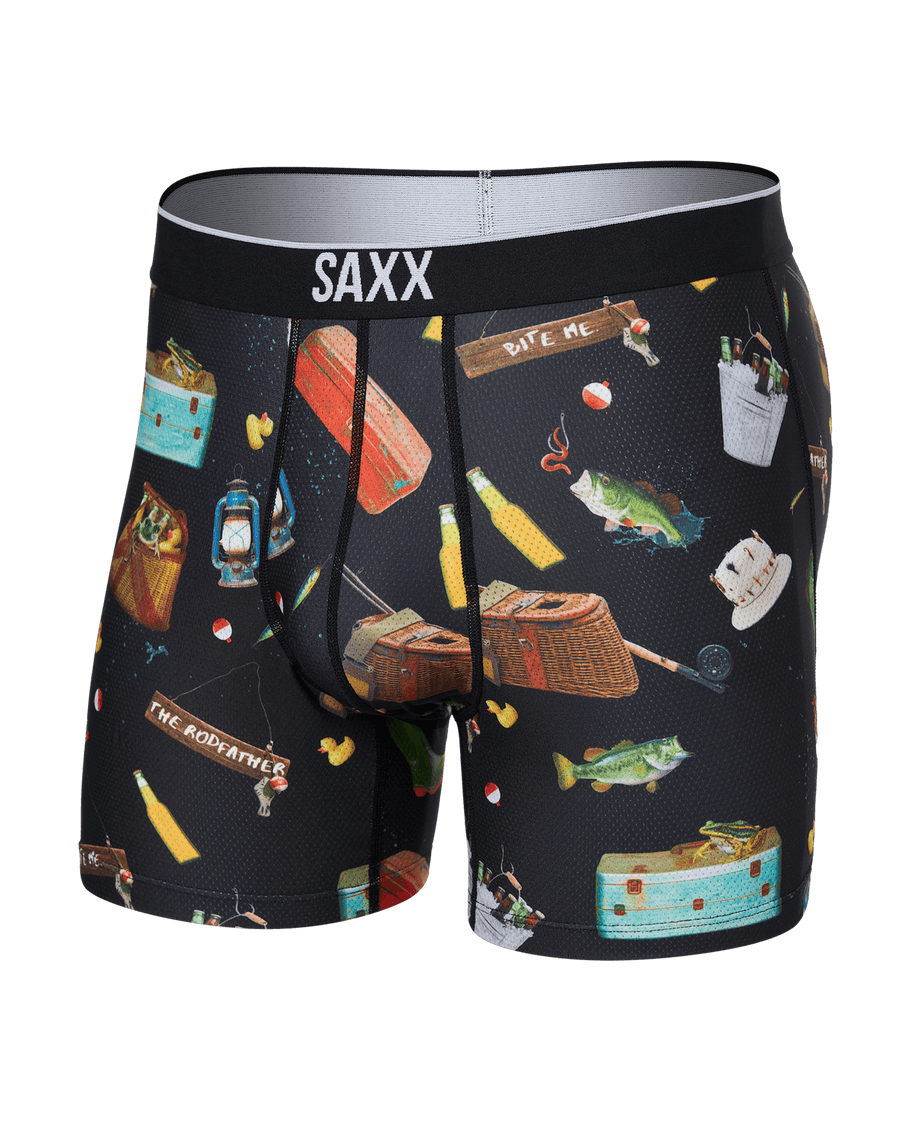 Volt Boxer Brief - Catch Phrases/Black