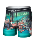 Saxx Volt Breathable Mesh Boxer Brief - TGI Guyday Green, front flat