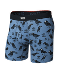 Saxx Vibe Xtra Soft Comfort Boxer Brief - Protect The Nuts-Blue Horizon