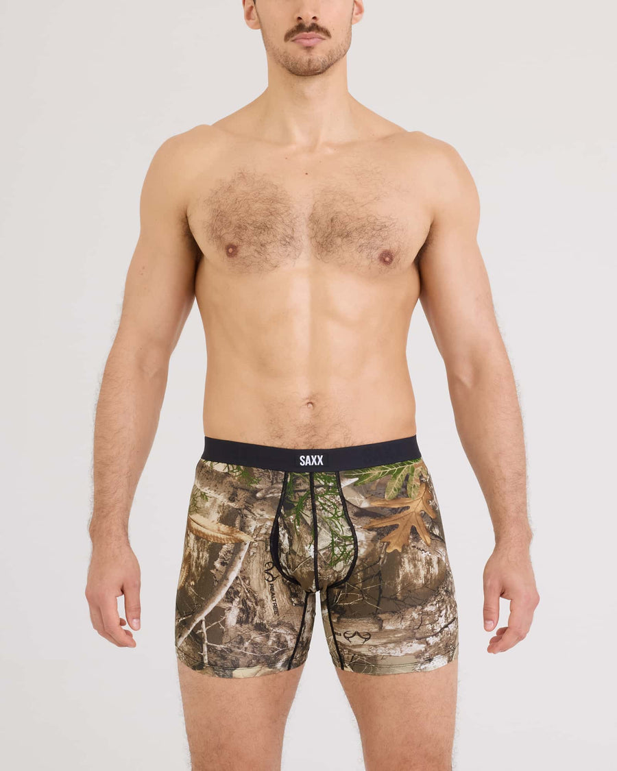 Saxx Vibe Xtra Soft Comfort Soft Comfort Boxer Brief - Realtree Edge-Multi