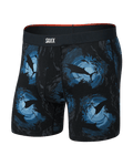 Saxx Vibe Xtra Soft Comfort Boxer Brief - Sun Day School Navy