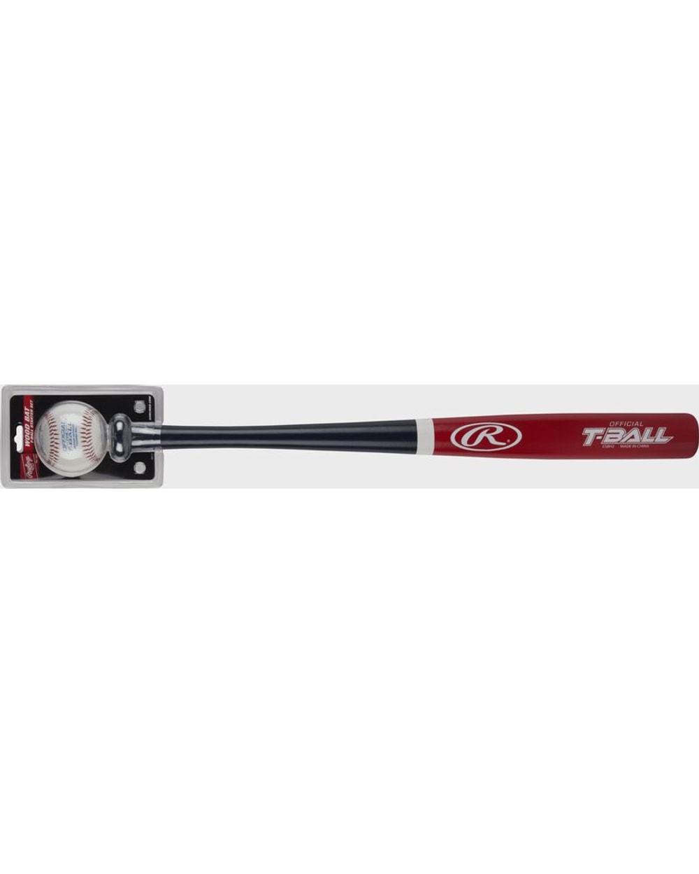 T-Ball Wood Bat with Training Ball