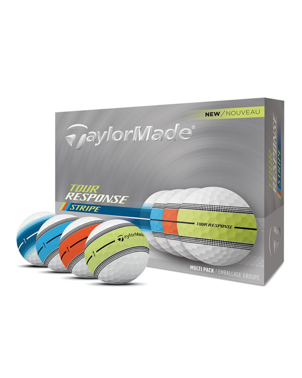 Taylormade Response Stripe Golf Balls- One Dozen