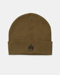 Tentree Golden Forest Beanie Uniform Green front