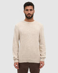Tentree Rambler Fleck Sweater - PALE OAK HEATHER FLECK