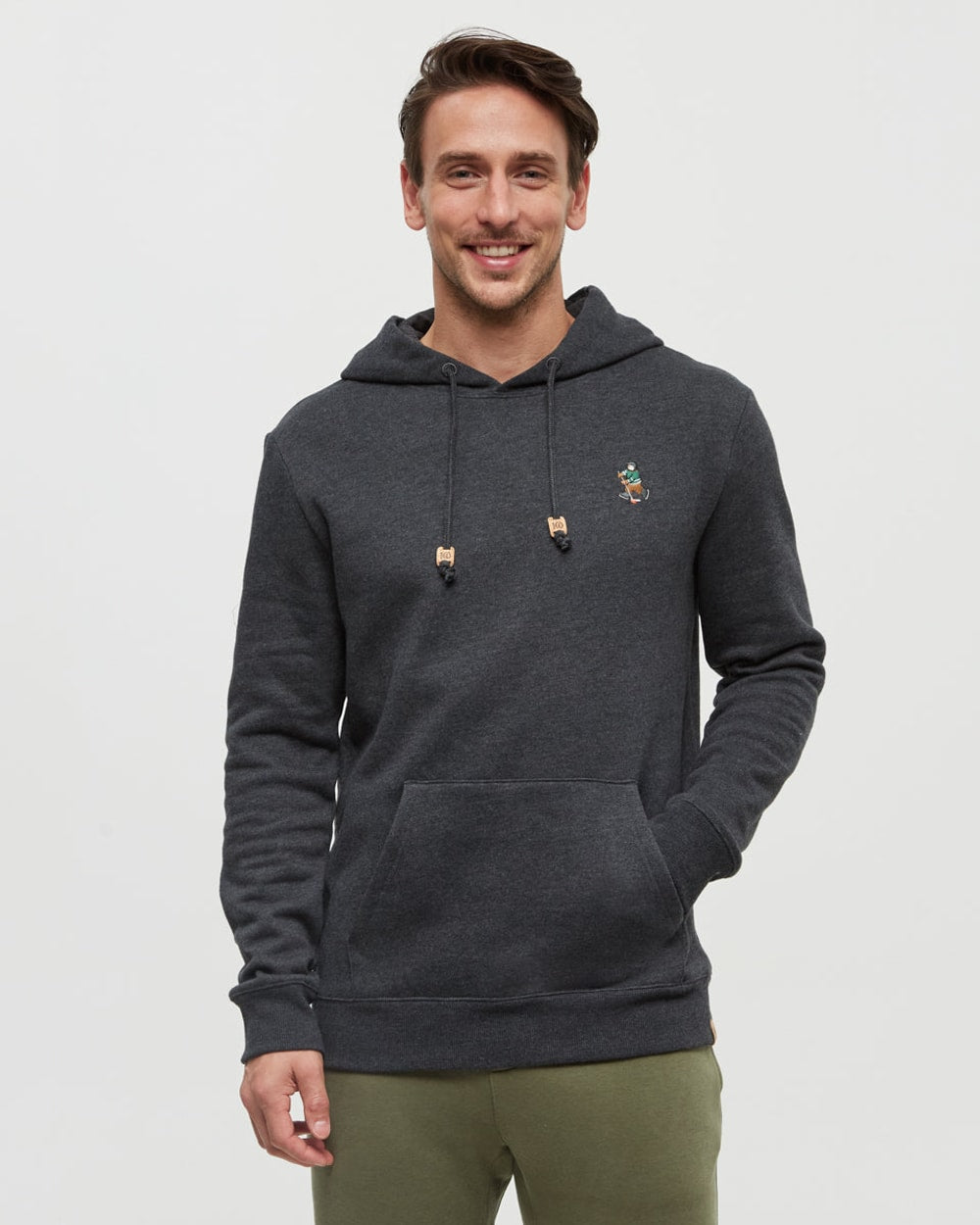 Tentree Sasquatch Hoodie - METEORITE BLACK HEATHER HOCKEY