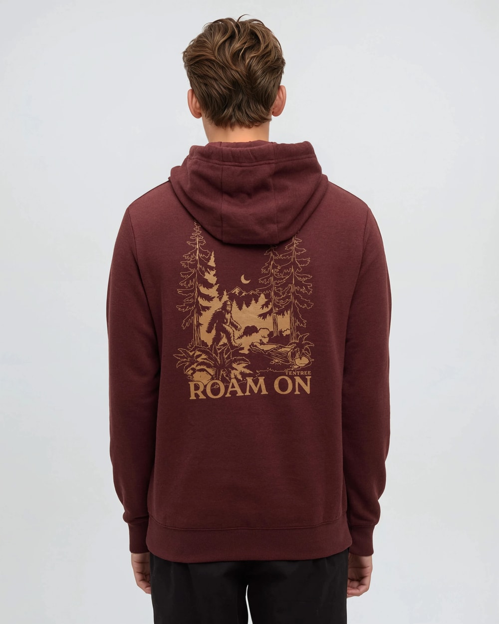 Tentree Sasquatch Sighting Hoodie - RED CHESTNUT HAZELNUT