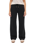 Tentree Women's Bamone Wide Leg Sweatpant - Meteorite Black - front